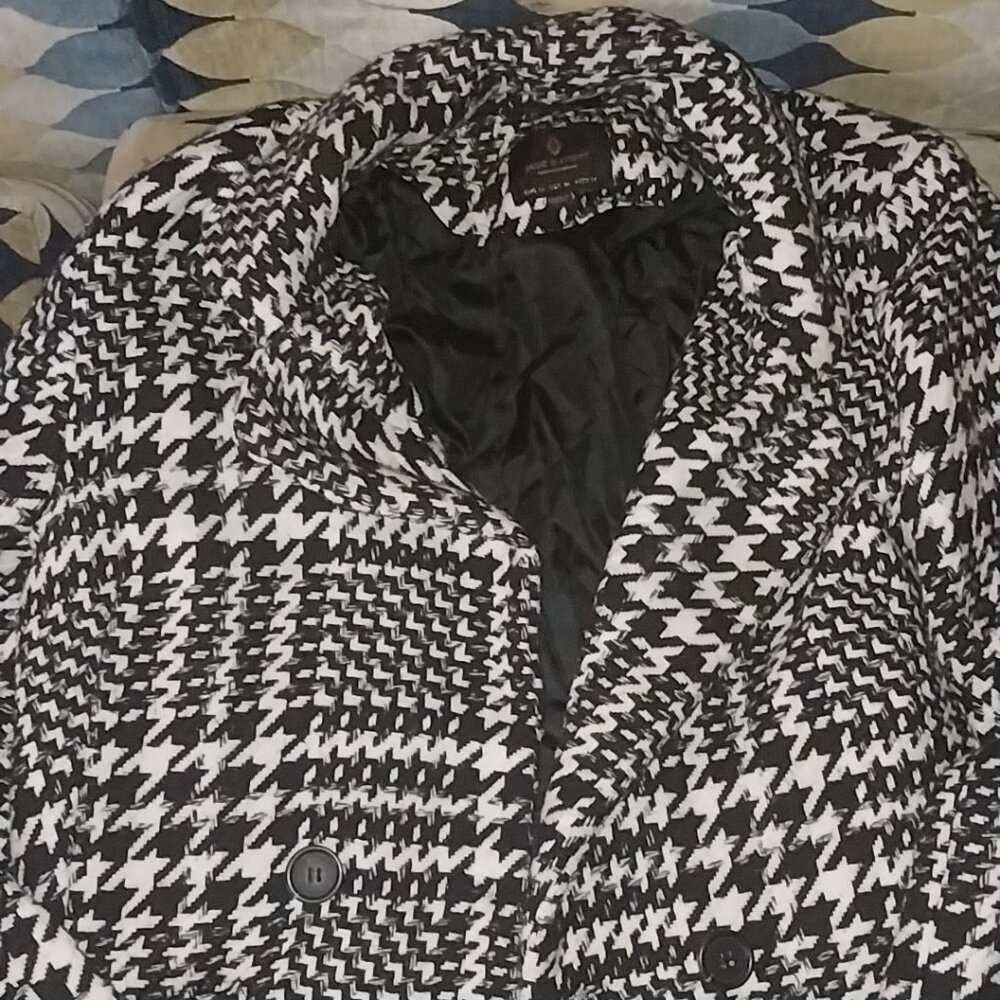 Plaid dressy jacket